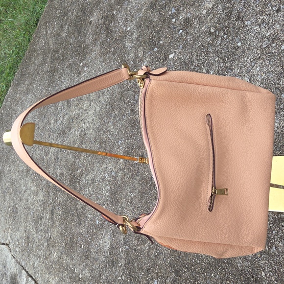 Handpainted Faded Blush Cat and Sunflower Women's Bag. Excellent Used Condition. - Picture 2 of 13